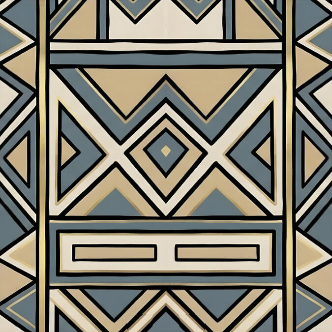 Ndebele Geometry Ndebele Geometry African-inspired pattern